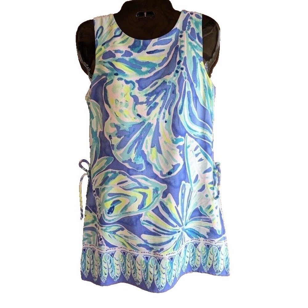 Lilly Pulitzer Donna Romper Skort One Piece Sz 00 Tropical Athleisure Sporty